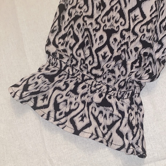 Angie Boho Ikat Knot Front Peekaboo Dress - Picture 10 of 16